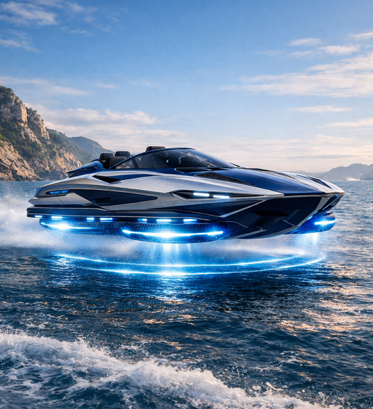 JRAD Magnetic Aquatic Vessel – Conceptual Renderings