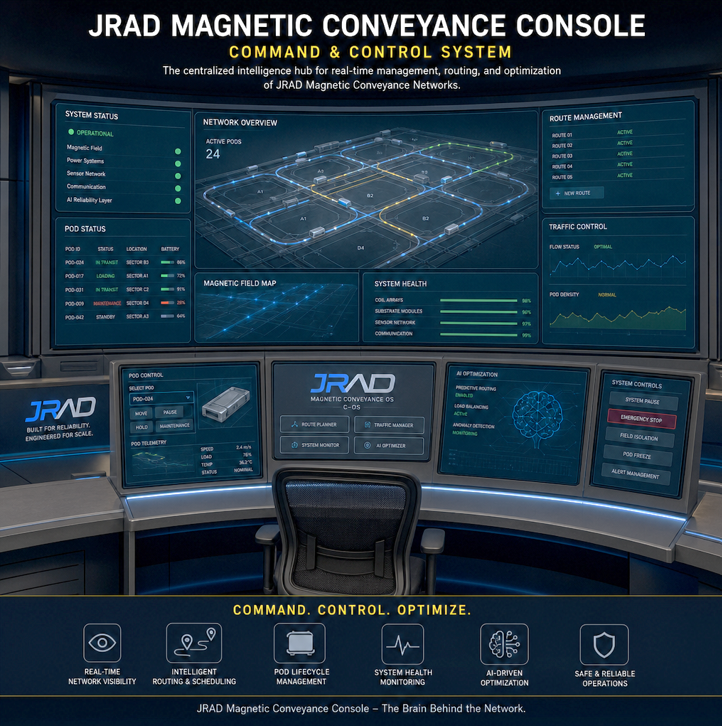 JRAD Magnetic Conveyance Console