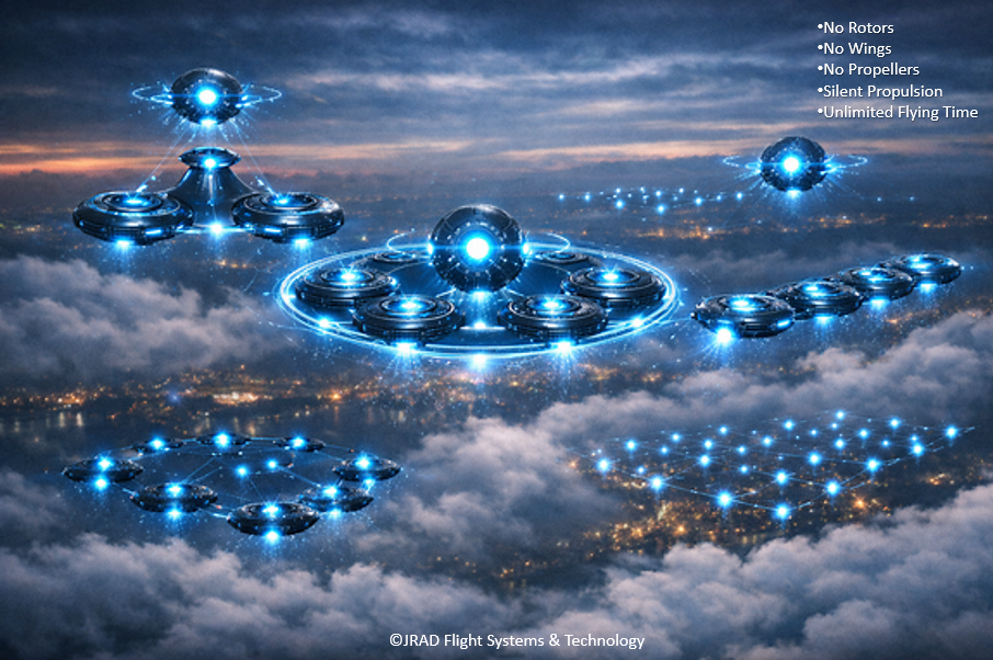 JRAD Magnetic Drones – Conceptual Renderings