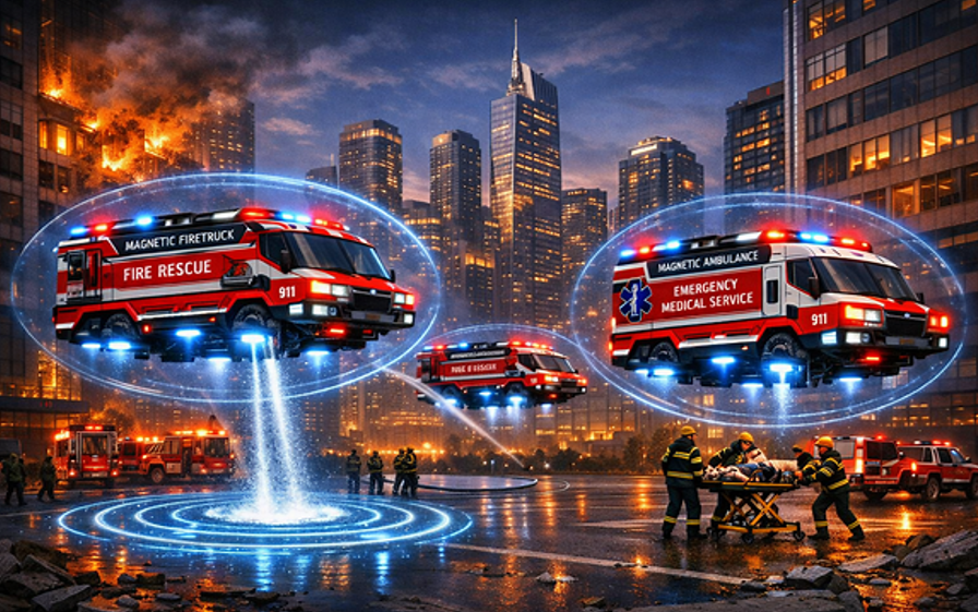 JRAD Magnetic Propulsion Emergency Services – Conceptual Renderings