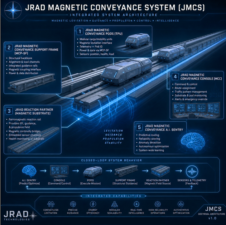 JRAD Magnetic Conveyance System
